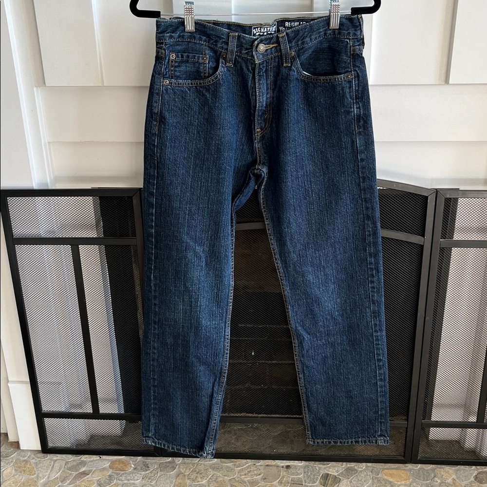Levis Signature Blue Jeans Size 30x30, 100% cotton